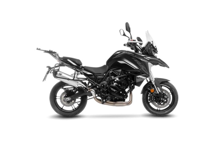 sistema di scarico terminale LV-14 TITANIUM leovince 15624TU per BENELLI TRK 702 / 702X 2023-2024