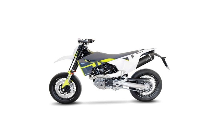 Sistema di scarico terminale nero leovince 14074U per HUSQVARNA 701 SUPERMOTO 2021-2024