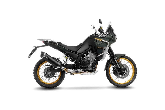 Sistema di scarico terminale LV ONE EVO nero leovince 14451EBU KOVE 800X PRO / ADV / RALLY 2024-2025