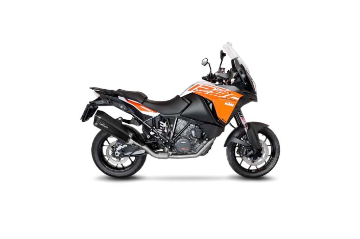 Sistema di scarico terminale LV-12 nero leovince 15300B per KTM 1290 SUPER ADVENTURE 2015-2016