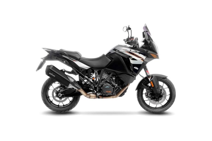sistema di scarico terminale LV-12 R nero leovince 15309BU per KTM 1290 SUPER ADVENTURE 2015-2016