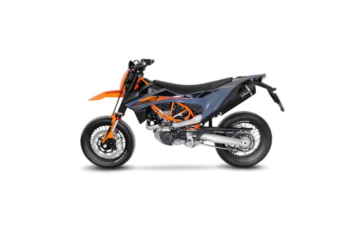 sistema di scarico terminale nero leovince 14073K nero leovince per KTM 690 ENDURO R 2019 - 2024