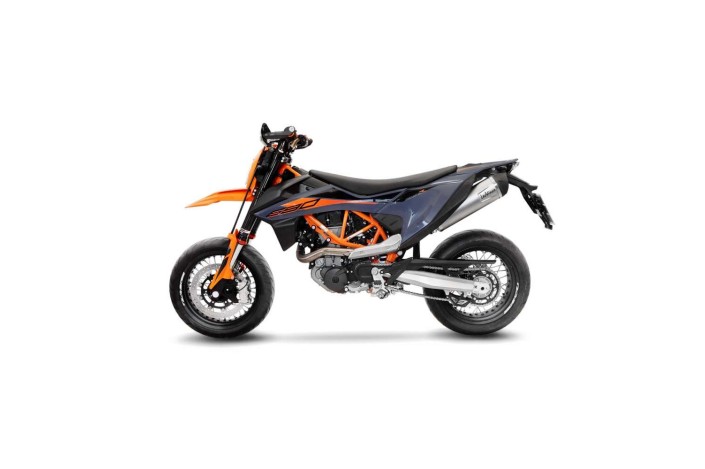 Sistema di scarico terminale LV ONE EVO leovince 14363EK per KTM 690 SMC R 2019-2024