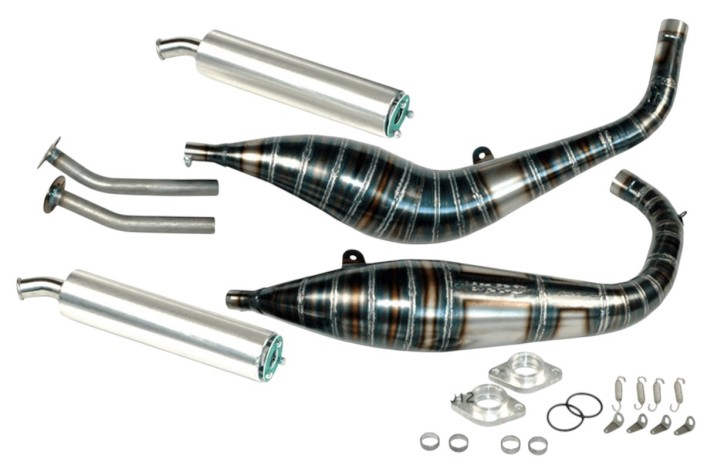 marmitte scarichi race ja0120ss-lss aprilia rs 250 silenziatori alluminio