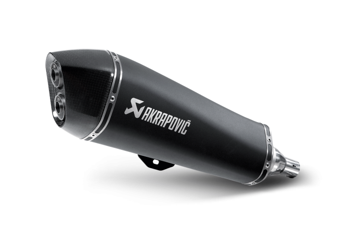 sistema di scarico terminale akrapovic S-PI4SO3-HRSSBL Gilera fuoco 500 2007 - 2016