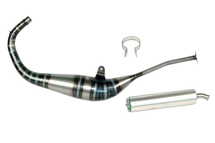 Sistema di scarico JOLLYMOTO a 2 tempi con silenziatore in alluminio 0113 APRILIA RS80 1999-2002