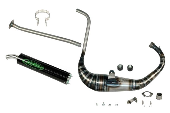 marmitta scarico jollymoto ja0114ds-bcf aprilia rs 50 (Derbi) silenz. carbonio