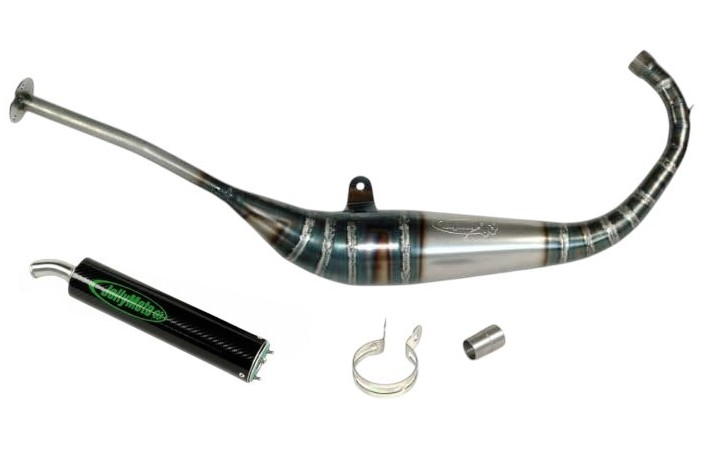 marmitta scarico jollymoto ja0114s-bcf aprilia rs 50 silenziatore carbonio