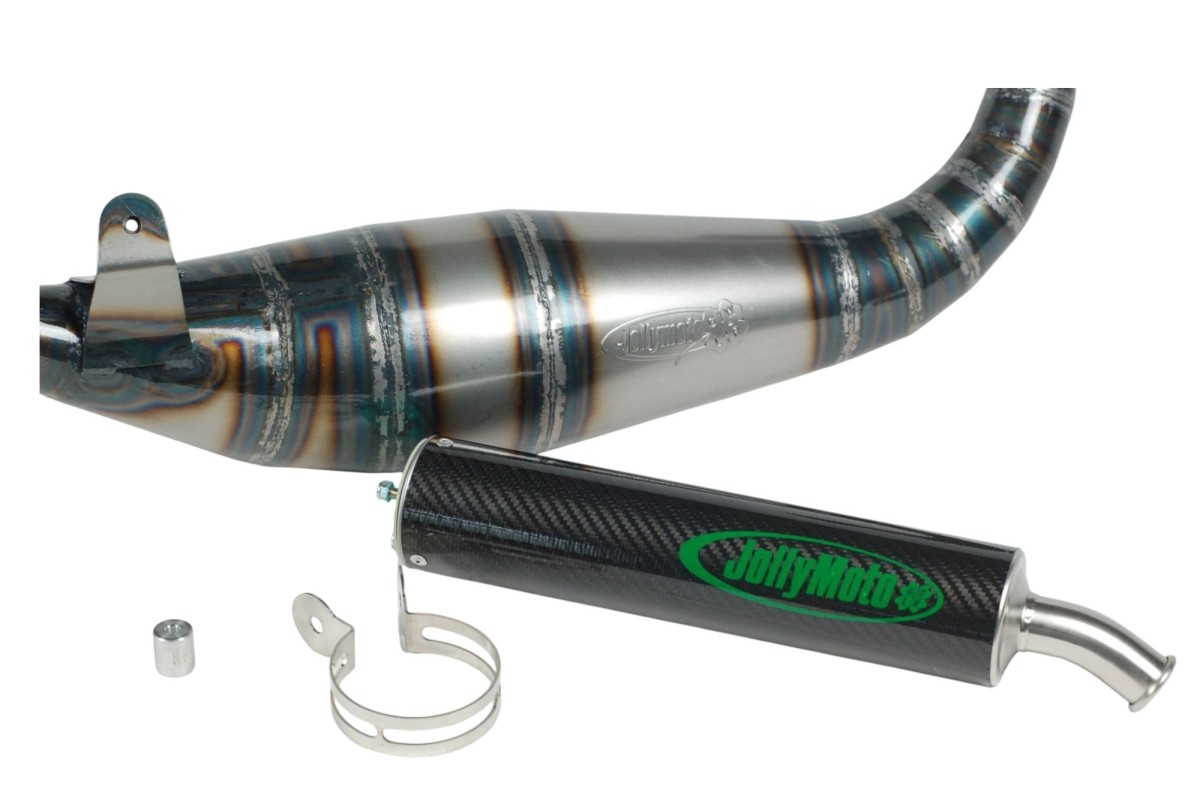 marmitta scarico jollymoto JC0210S-BCF cagiva planet silenziatore carbonio