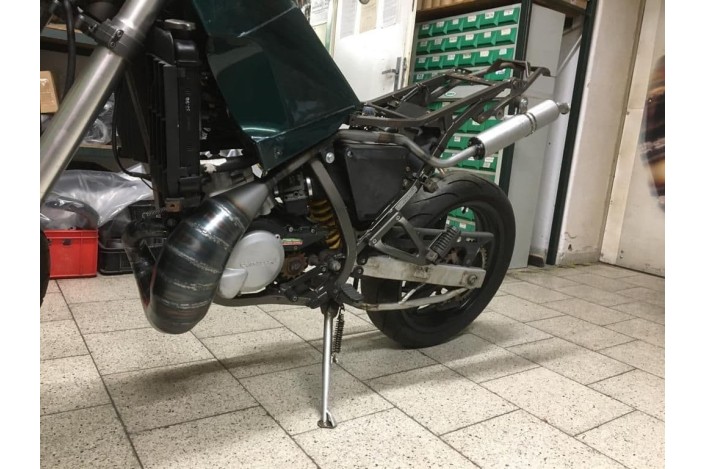 marmitta scarico jollymoto jc0209s-lss cagiva supercity 125 silenziatore alluminio