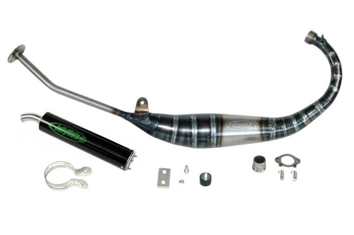 marmitta scarico jollymoto jd0320s-bcf derbi gpr 50 silenziatore carbonio