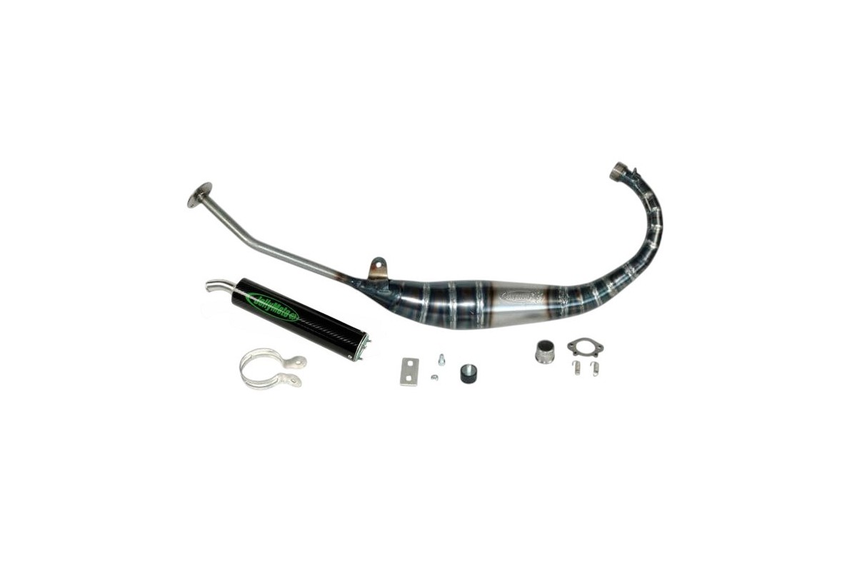 marmitta scarico jollymoto JD0319S-BCF derbi gpr 70 silenziatore carbonio