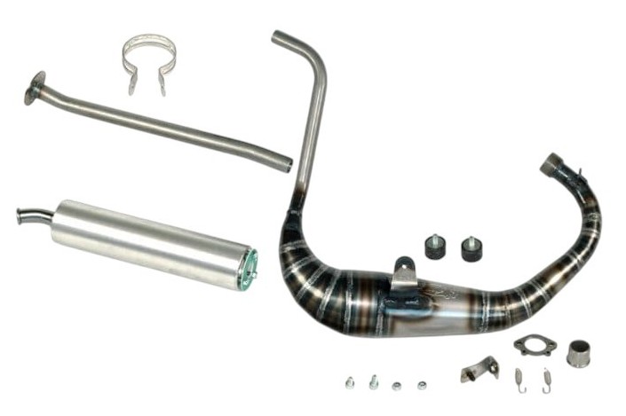 marmitta scarico jollymoto jd0324s-lss gilera gpr 50 silenziatore alluminio