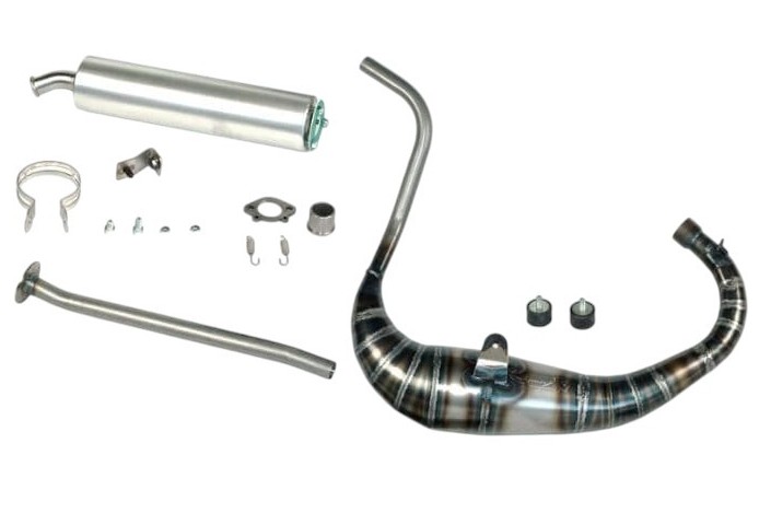 marmitta scarico jollymoto jd0325s-lss derbi gpr 80 silenziatore alluminio