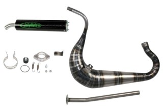 marmitta scarico jollymoto jd0326s-bcf gilera gpr 160 silenziatore carbonio