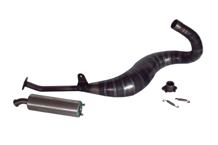 marmitta scarico jollymoto jh0409-8s-lss honda mb8 125cc silenziatore alluminio