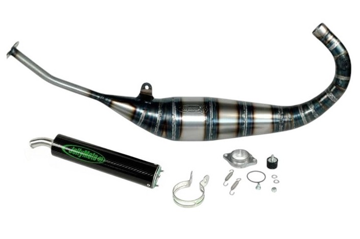 marmitta scarico jollymoto jh0402s-bcf honda nsr 125 r silenziatore carbonio