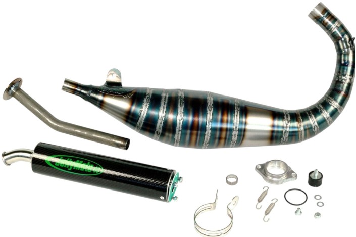 marmitta scarico jollymoto jh0403s-bcf honda nsr 125 sp silenziatore carbonio