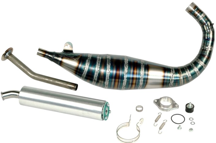 marmitta scarico jollymoto jh0403s-lss honda nsr 125 sp silenziatore alluminio