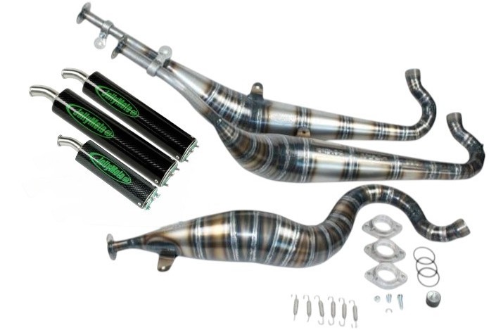 marmitte scarichi jollymoto jh0406gp-bcf honda ns 400 r silezniatori carbonio