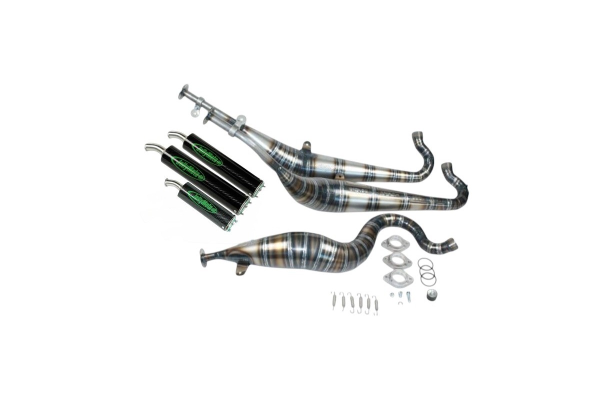 marmitte scarichi jollymoto jh0406gp-bcf honda ns 400 r silezniatori carbonio