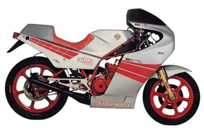 marmitta scarico jollymoto jhd001s-ck hrd 125 silver horse silenz. kevlar