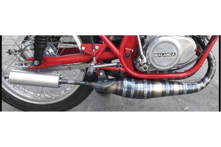 marmitta scarico jollymoto jmmlc001-lss malanca gt 125 silenziatore alluminio