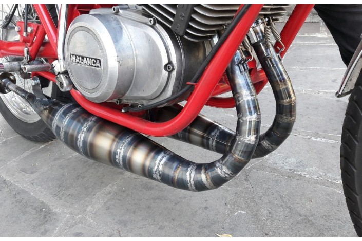 marmitta scarico jollymoto jmmlc001-bcf malanca gt 125 silenziatore carbonio