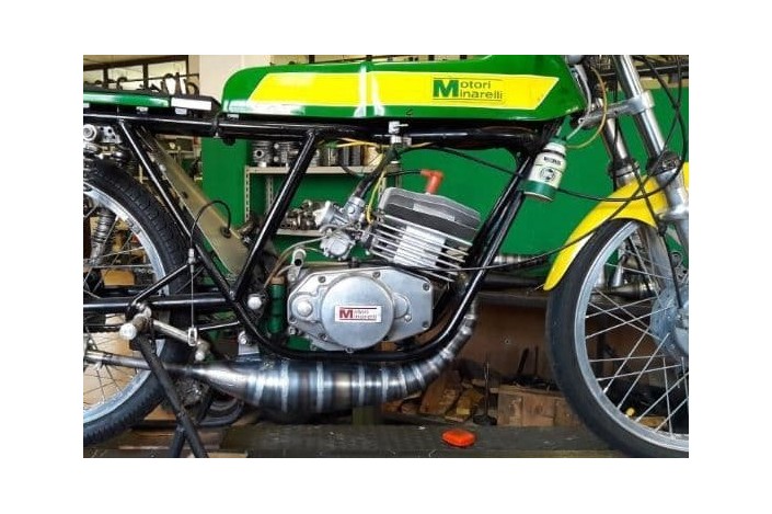 marmitta scarico jollymoto jrmp6-50-s-ck minarelli p6 50cc silenz. kevlar