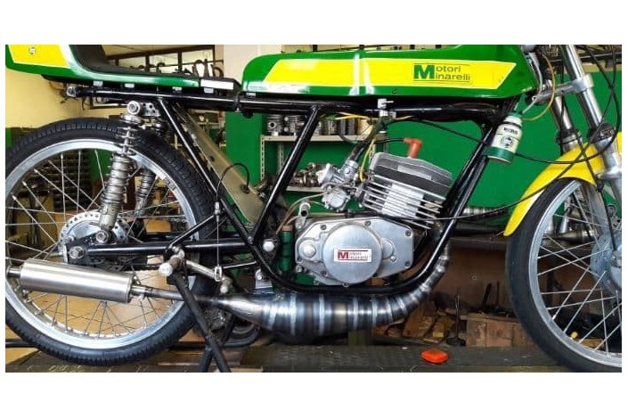 marmitta scarico jollymoto jrmp6-80-s-lss minarelli p6 80cc silenz. alluminio