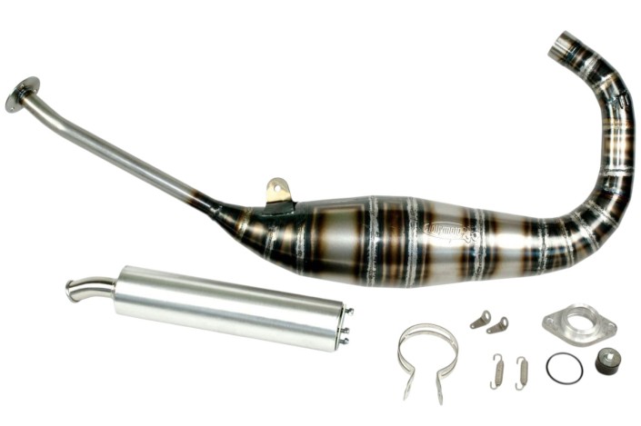 marmitta scarico jollymoto js0607s-lss suzuki rg 125 f silenziatore alluminio