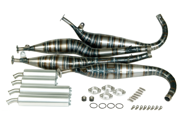 marmitte scarichi jollymoto js0600ss-lss suzuki rg 500 silenziatori alluminio