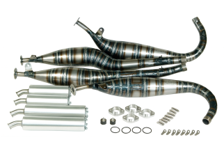 marmitta scarico jollymoto js0600ss-lss suzuki rg 500 silenziatore alluminio