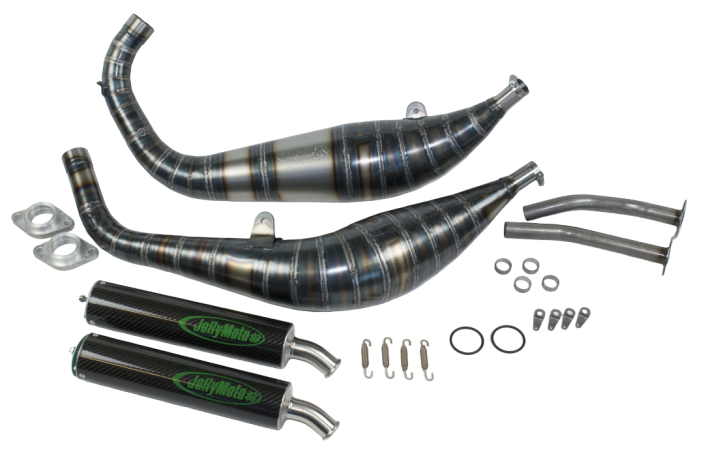 marmitte scarichi jollymoto corsa js0620ss-bcf suzuki rgv 250 vj22 silenz. carbonio