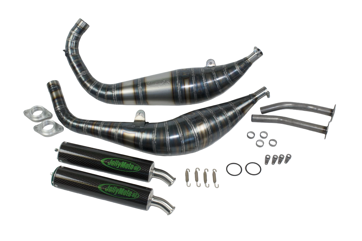 marmitte scarichi jollymoto corsa js0620ss-bcf suzuki rgv 250 vj22 silenz. carbonio