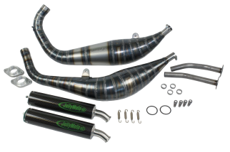 marmitte scarichi jollymoto corsa js0620ss-bcf suzuki rgv 250 vj22 silenz. carbonio