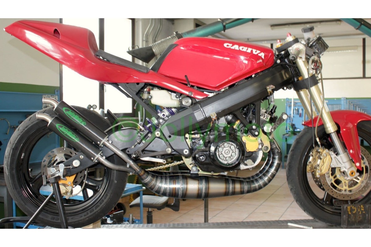 marmitte scarichi jollymoto jy0707cagp-bcf yamaha rz 350 silenziatore carbonio