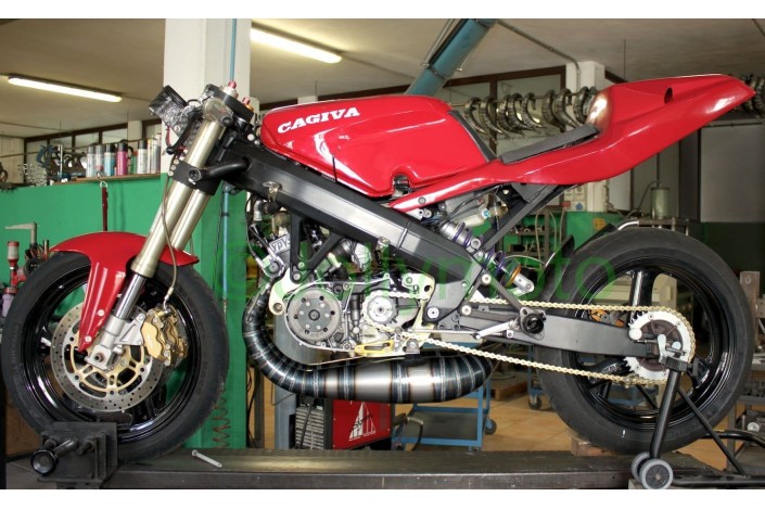 marmitte scarichi jollymoto jy0707cagp-lss yamaha rz 350 silenziatori alluminio