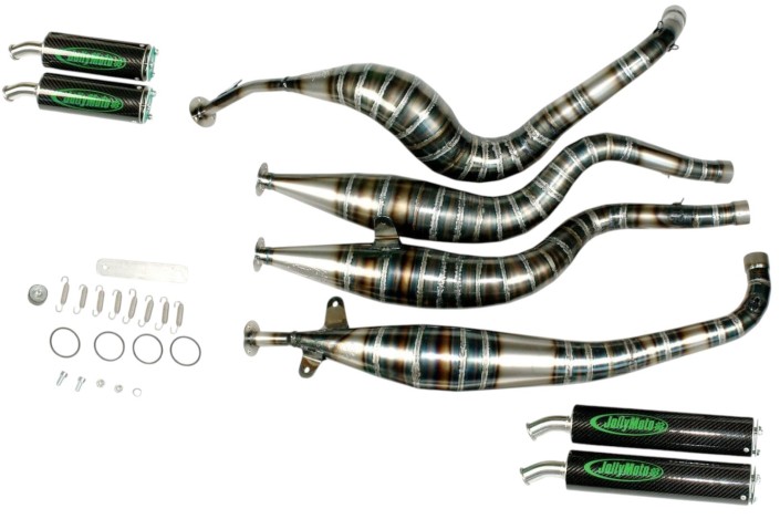 marmitte scarichi jollymoto jy0708gp-bcf yamaha rz 500 lc gp silenz. carbonio