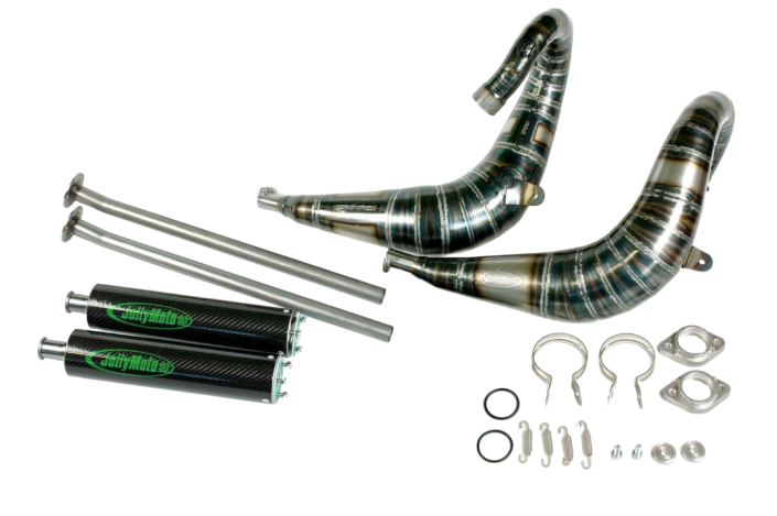 marmitte scarichi jollymoto jy0704tr-bcf yamaha tdr 250 silenziatore carbonio