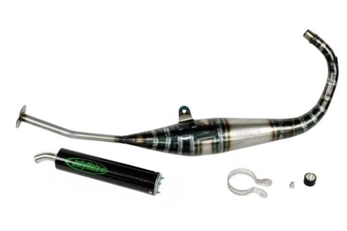 marmitta scarico jollymoto jz0970s-bcf zundapp ks 70 silenziatore carbonio