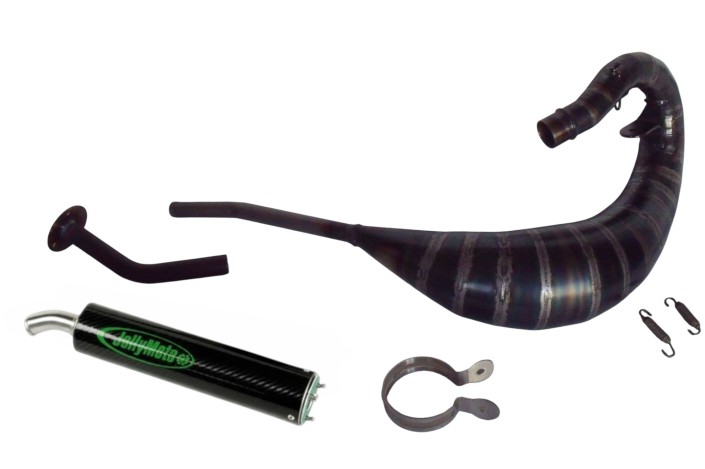 marmitta scarico jollymoto jm0520-bcf fantic caballero silenziatore carbonio