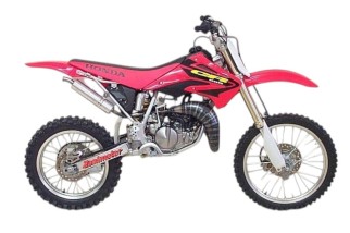 marmitta scarico jollymoto jmh0530-lss honda cr 85 silenziatore alluminio