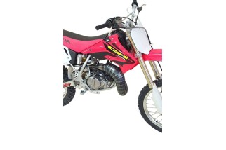 marmitta scarico jollymoto jmh0530-lss honda cr 85 silenziatore alluminio