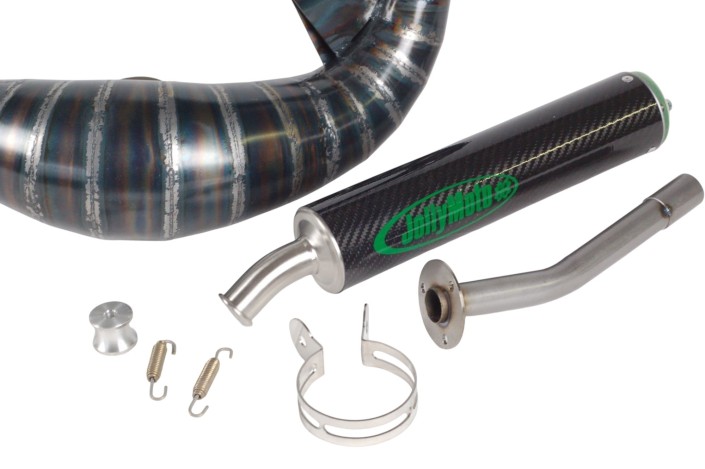 marmitta scarico jollymoto jm-sm002-bcf husqvarna sm 125 3a silenz. carbonio