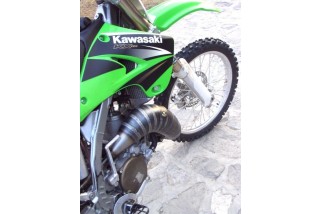 marmitta scarico jollymoto jm0563-bcf kawasaki kx 144 silenziatore carbonio
