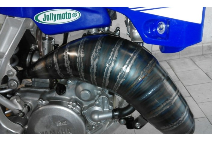 marmitta scarico jollymoto jm0590-lss yamaha yz 144 silenziatore alluminio