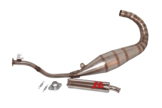 marmitta scarico jl ca152s-ss-r aprilia rs 125 silenziatore acciaio