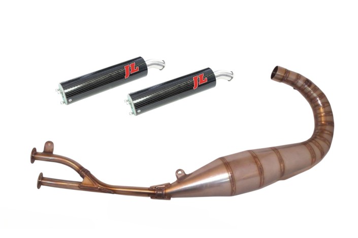 marmitta scarico jl ca151ts-bcf-c aprilia rs 125 silenziatore carbonio