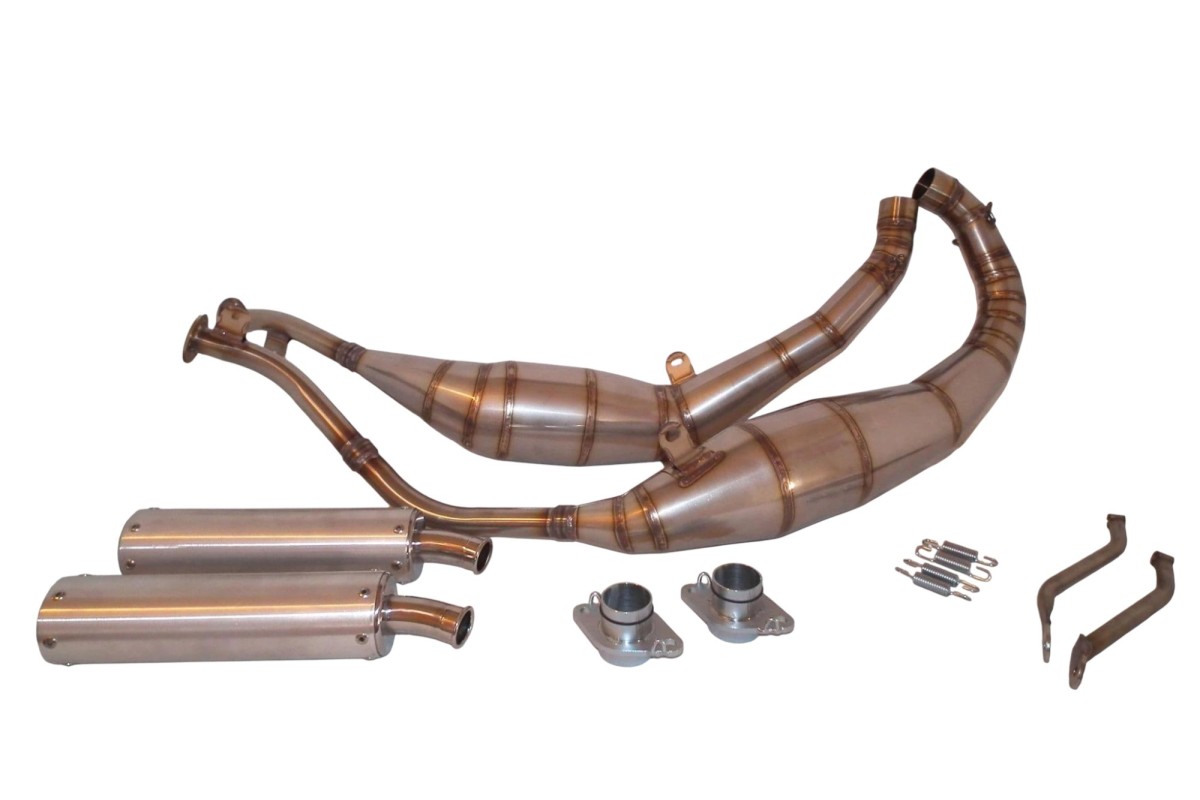 marmitte scarichi jl ca155ss-ss-r aprilia rs 250 silenziatori inox-race cap